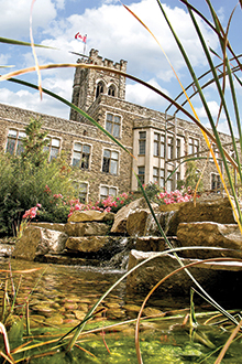 Ivey Garden waterfall